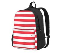AYYQWE Indonesian Flag Print Large Capacity Backpack Water-Resistant Hiking Camping Picnics Commuting Essentials