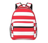 AYYQWE Indonesian Flag Print Leisure Backpack Lightweight Comfortable Adjustable Bag For Work Travel Everyday