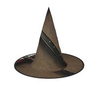 AYYQWE Japanese Samurai Sword Print Comfortable Halloween Witch Hat Unisex For Parties Carnivals Christmas And Cosplay
