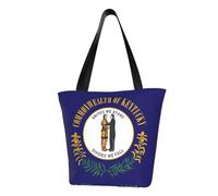 AYYQWE Kentucky State Flag Print Summer Shoulder Bag Beach Crossbody Handbag Travel Shopping Gym Hiking Party Events