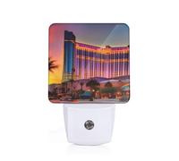 AYYQWE Las Vegas Sunset 1 Print Night Light for Bedroom Kids Room Bathroom Dorm Living Room Safety Home Decor Gift