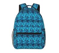 AYYQWE Many Blue Butterfly Print Leisure Backpack Lightweight Comfortable Adjustable Bag For Work Travel Everyday