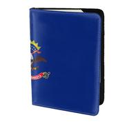 AYYQWE North Dakota State Flag Print Men Women Passport Travel Document Wallet Case Stylish Secure and Lightweigh