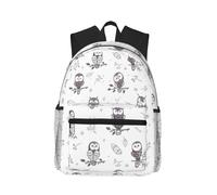 AYYQWE Owl Tree Branches Print Unisex Casual Backpack Lightweight Water-Resistant Weekend Trips Travel Outdoor