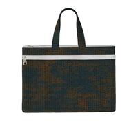 AYYQWE Programming Code 1 Print Unisex Canvas Tote File Bag Shopping Office Travel Beach Document Storage Bags