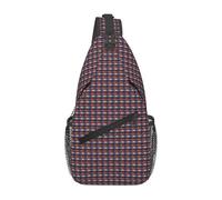 AYYQWE puerto rico wallpaper flagPrint Men Cross Chest Bag Crossbody for Daily Hiking Commute Diagonally Sling Backpack