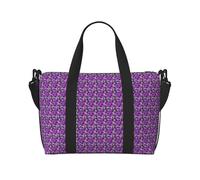 AYYQWE Purple Daisy Print Men Women Hand Bag Lightweight Weekend Business Trips Camping Daily Commute Tote