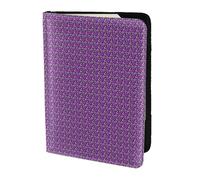 AYYQWE Purple Daisy Print Men Women Passport Travel Document Wallet Case Stylish Secure and Lightweigh