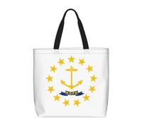 AYYQWE Rhode Island State Flag Print Comfortable Tote Portable Crossbody Shoulder Handbag Travel Gym Work Zipper Pocket