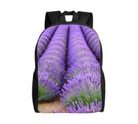 AYYQWE Romantic Lavender Print Unisex Double Shoulder Backpack Lightweight Travel Rucksack Outdoor Adventures