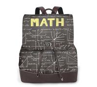 AYYQWE School Math Print Women'S Backpack Stylish Versatile Rucksack Shopping Everyday Bag Travel Work