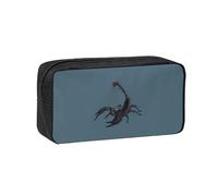 AYYQWE Scorpion Print Spacious Pen Case Large-Capacity Stationery Office Travel Use Organizer Pouch