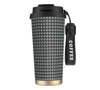 AYYQWE Serenity Lake Camping Print Stainless Steel Coffee Tea Water Cup Travel Mug for Hot Cold Beverages Daily Use