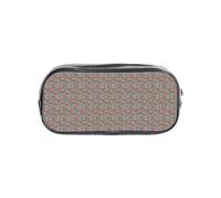 AYYQWE Streaky Bacon Pattern Print Transparent Stationery Organizer Pouch Clear School Travel Office Supplies Case