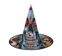 AYYQWE Sugar Skulls Print Comfortable Unisex Carnival Party Hat Cosplay Costume Masquerade Celebrations