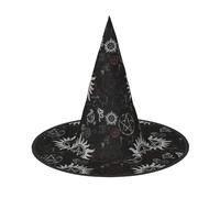 AYYQWE Supernatural Symbols Black Print Comfortable Unisex Carnival Party Hat Cosplay Costume Masquerade Celebrations