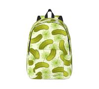 AYYQWE Sushi Dill Pickles Print Stylish Unisex Backpack Lightweight Double Shoulder Bag Travel Outdoor Use Everyday