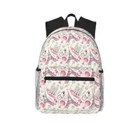 AYYQWE The Paris Tower And A Bicycle Print Lightweight Comfortable Casual Backpack Unisex Hiking Gym Camping Outdoor Work