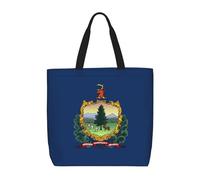 AYYQWE Vermont State Flag Print Comfortable Tote Portable Crossbody Shoulder Handbag Travel Gym Work Zipper Pocket