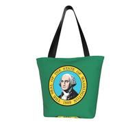 AYYQWE Washington Flag Print Summer Shoulder Bag Beach Crossbody Handbag Travel Shopping Gym Hiking Party Events