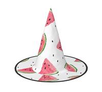 AYYQWE Watermelon Fresh Fruit Print Comfortable Halloween Witch Hat Unisex For Parties Carnivals Christmas And Cosplay