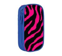 AYYQWE Zebra Tiger Leopard Pink Print Practical Pencil Case Multi-Compartment Office Travel School Art Daily Supplies