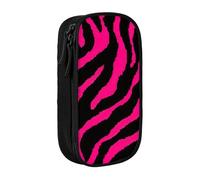 AYYQWE Zebra Tiger Leopard Pink Print Practical Pencil Case Multi-Compartment Office Travel School Art Daily Supplies