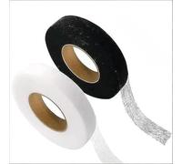 AYZDJ 2 Pack DIY Iron-On Hemming Tape - Double Sided Fusible Web, No Sew Fabric Adhesive for Clothing, Curtains & Crafts, Extra Strong Washable Bond (20mm x 64m)