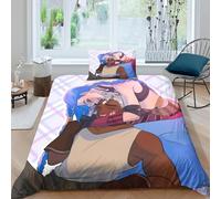 AYZOFCNDK Arcane Comforter Cover,3D Printed Bedding Sets Customized Bedspreads Cover 2 Pcs Jinx Character Duvet Cover+1 Pillow Cases for Kids Adults Room Decor Single（135x200cm）