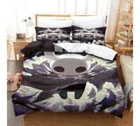 AYZOFCNDK Hollow Knight Bedding Set Comforter Cover Set for Boys Girls Teens Family Birthday 3D Printed Duvet Cover Games Bedspread Cover 3 Pcs Room Decor Double（200x200cm）