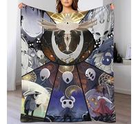 AYZOFCNDK Hollow Knight Custom Design Blanket Throw Fleece Blanket Flannel Blankets,Bed Couch And Sofa Soft Fluffy Gaming3D Print Blanket For Outdoor Travel Bedroom Living Room 40x50inch(100x130cm)