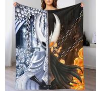 AYZOFCNDK Hollow Knight Flannel Fleece Blanket Throw Super Soft Lightweight Plush Blanket,Sofa Couch Bed 3D Printed Design Gaming Cozy Home Blanket for Travel Gift Use 80x90inch(200x230cm)