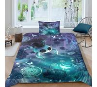AYZOFCNDK Hollow Knight for Boys Girls Comforter Covers 3D Print Games Quilt Cover Duvet Cover with Pillow Cases Bedding Set Soft Microfiber with Zipper Closure 2 Pieces Single(135x200cm)