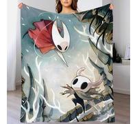 AYZOFCNDK Hollow Knight Soft Flannel Throw Blanket 3D Prints Cozy Warm Gaming Blanket for Bed Sofa Couch Chair Ideal for Home Use Travel Kids Room 50x60inch(127x152cm)
