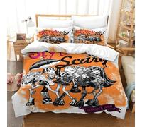AYZOFCNDK Monster High Duvet Cover Set Soft Polyester Bedding Set for Boys Girls Adults,Breathable Animated Characters Quilt Cover,Machine Washable,Bedroom Decor for All Seasons Double（200x200cm）