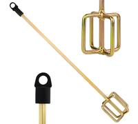 AYZOTEK Paint Mixer for Drill, 1-5 Gallon Bucket, Paint Stirrer for Drill, Zinc Plated, Rust-Free & Easy to Clean, Fits All Standard Drills - for Mixing Paint, Resin, Epoxy & Concrete (Medium Head)