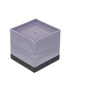 Ayztantine 4 Pcs Bed Foot Booster Couch Furniture Riser Couches Square Sofa Leg Risers Lifts for Plastic Furniture Risers for Sofas(Grey8X8X8CM)