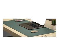 Ayztantine Gaming Mouse Pad Large Mouse Pad Waterproof Leather Desk Mat Computer Mousepad Keyboard Table Cover Gaming Home Office(Green black,90x45 cm)
