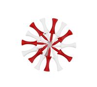 Ayztantine Golf Tees Plastic Golf Tee Pack 50 Pcs Step Down Tees Colorful For All Over Sized Driver Irons Hybrids Longer Distance Drop Ship for Golfer Practice(31mm plus 20mm)