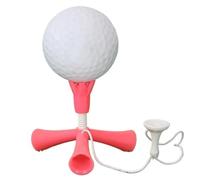 Ayztantine Golf Tees Triangle Golf Tee Practical Light Adjustable Tripod for Practicing for Golfer Practice(Pink)