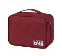 Ayztantine Portable Waterproof Digital Electronic Organizer Travel Cable Storage Bag Cable Organiser Bag