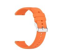 Ayztantine Silicone Strap Universal Rubber Watch Strap 22mm 20mm Quick Release Silicone Band Soft Wristband for Smartwatch for everyday wear(Orange,22mm)