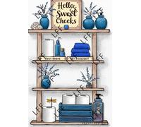 AYZYSMBM Retro Metal Tin Sign, Bathroom Hello Sweet Cheels, Please Sear Yourself Home Bar Shop Decorations Coffee Vintage Sign Gift 8X12 Inch