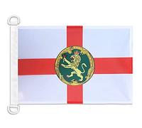 AZ FLAG Alderney Island Boat Flag 45x30 cm Mesh Polyester Plastic Rings