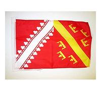 AZ FLAG - Alsace Old Flag - 18'' x 12'' - 100% Polyester Former Alsace Small Banner with Two Cords - Fade Resistant - Vivid Colors - 18x12 in - 45x30 Cm