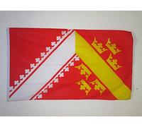 AZ FLAG - Alsace Old Flag - 2x3 Ft - 100D Polyester Former Alsace Banner with Two Metal Grommets - Fade Resistant - Vivid Colors - 2' x 3' Feet - 90x60 Cm