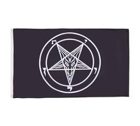 AZ FLAG - Baphomet Church Of Satan Flag - 2x3 Ft - 100D Polyester Templar Order Banner with Two Metal Grommets - Fade Resistant - Vivid Colors - 2' x 3' Feet - 90x60 Cm