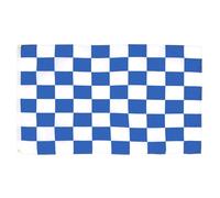 AZ FLAG - Blue And White Check Flag - 2x3 Ft - 100D Polyester Checkered Racing Banner with Two Metal Grommets - Fade Resistant - Vivid Colors - 2' x 3' Feet - 90x60 Cm
