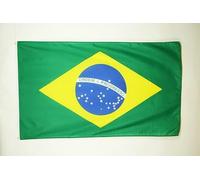 AZ FLAG - Brazil Flag - 3x5 Ft - Light Polyester Brazilian Banner with Two Brass Eyelets - Fade Resistant - Vivid Colors - 3' x 5' Feet - 150x90 Cm