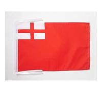 AZ FLAG - British 1620-1707 Red Ensign Flag - 18'' x 12'' - 100% Polyester United Kingdom historic Small Banner with Two Cords - Fade Resistant - Vivid Colors - 18x12 in - 45x30 Cm